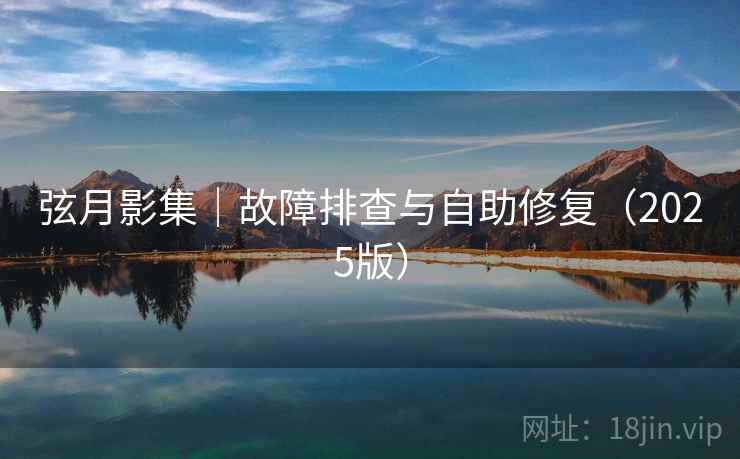 弦月影集｜故障排查与自助修复（2025版）