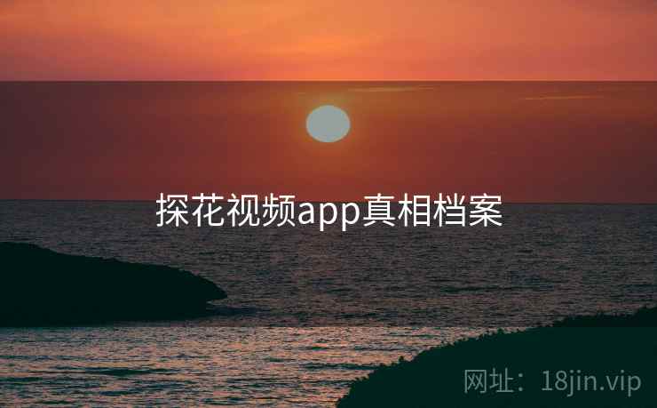 探花视频app真相档案