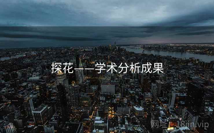 探花——学术分析成果