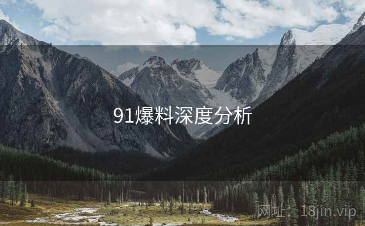 91爆料深度分析