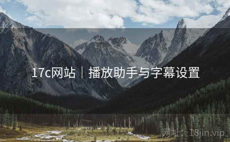 17c网站|播放助手与字幕设置